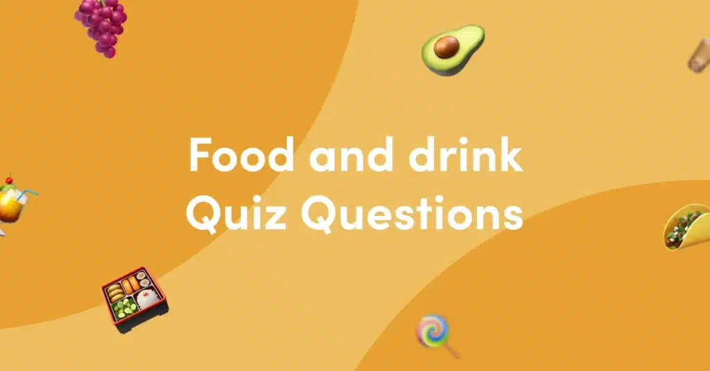 best food and drink quiz questions