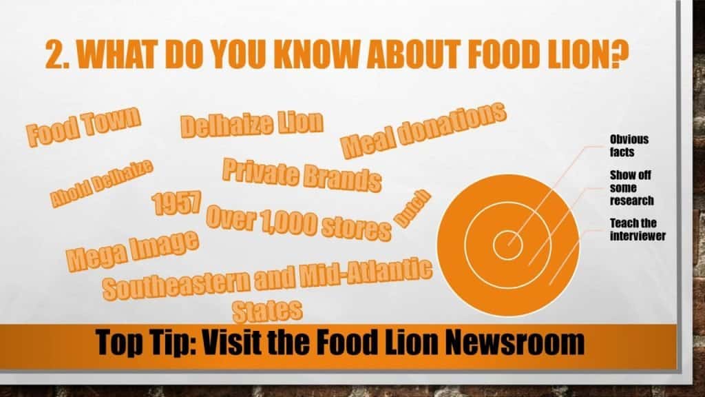 best food lion interview questions
