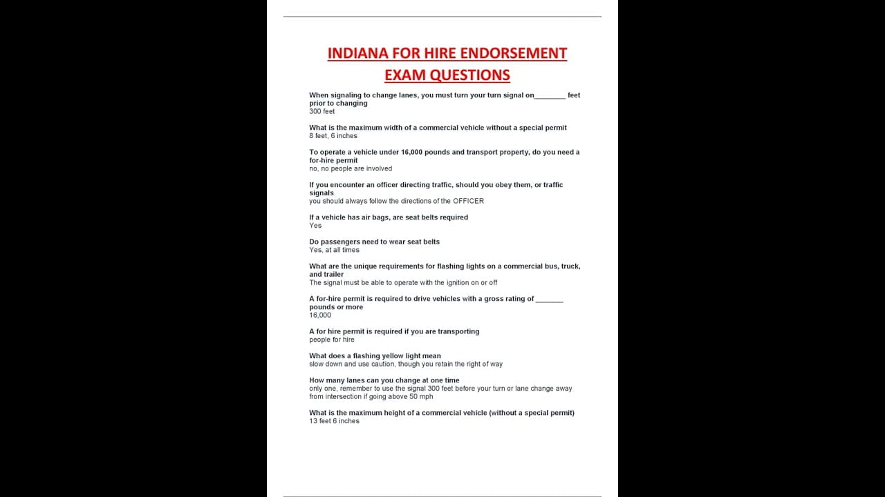 best for hire endorsement sample exam questions