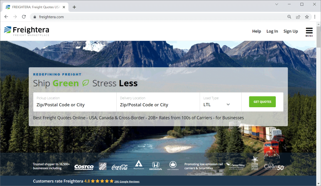 best freight quotes canada