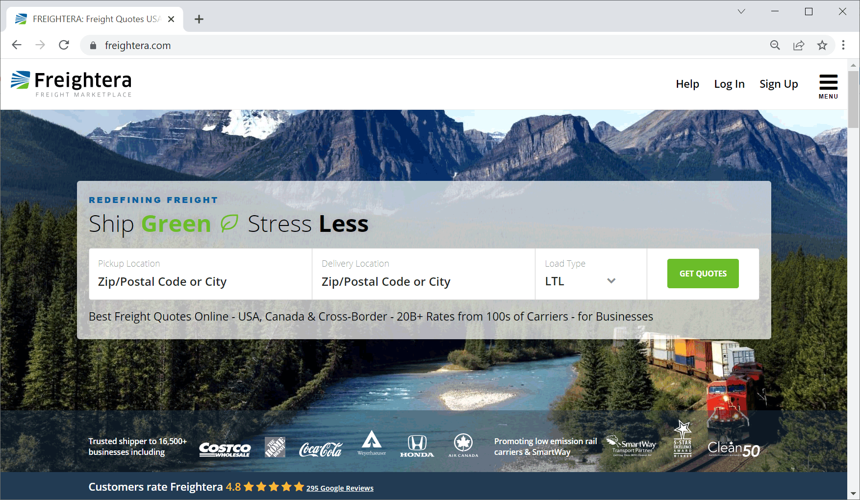 best freight quotes canada