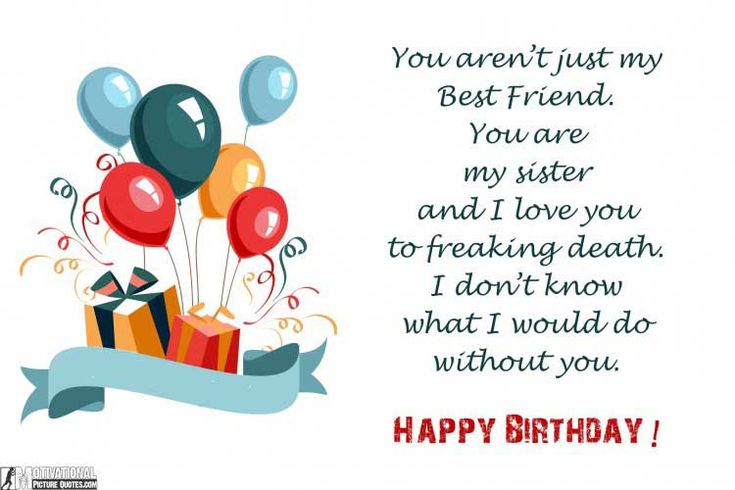 best friend sister birthday quotes