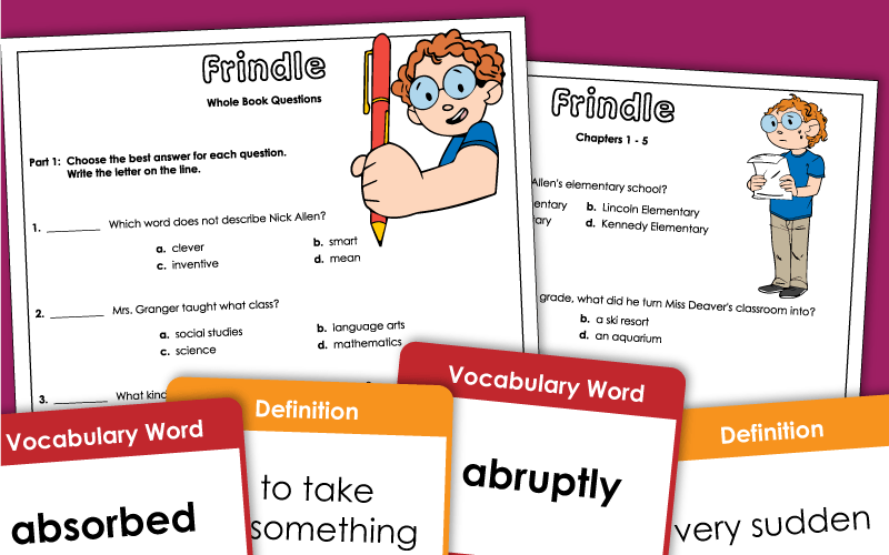 best frindle comprehension questions