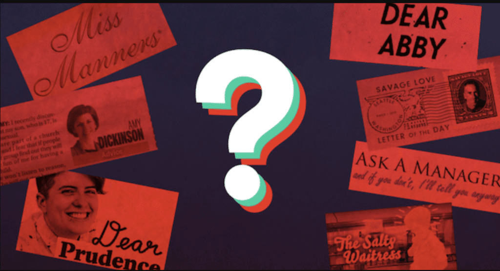 best fun advice column questions