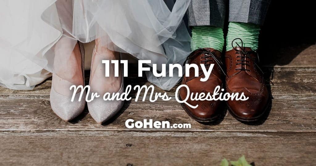 best fun mr and mrs questions for him