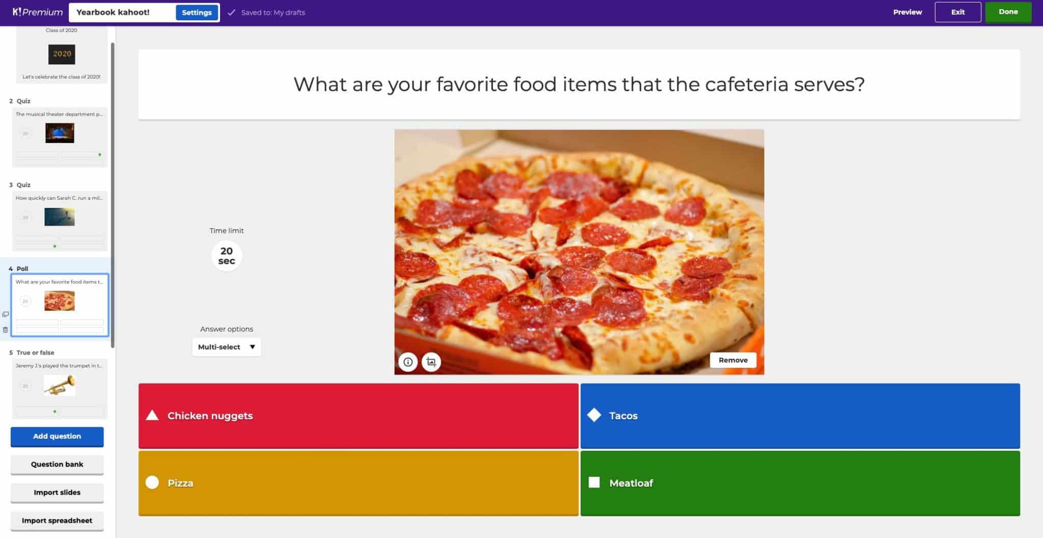 best fun questions for kahoot