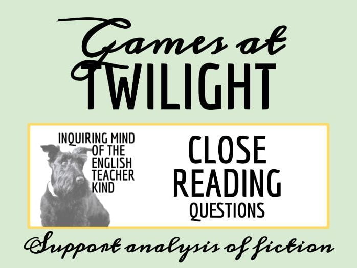 best games at twilight questions and answers