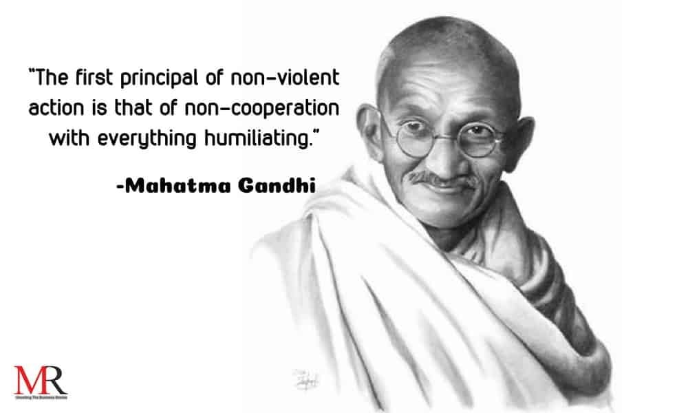 best gandhi non violence quotes