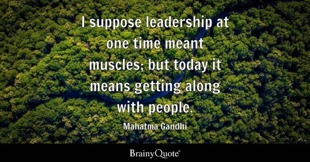best gandhi quotes about leadership