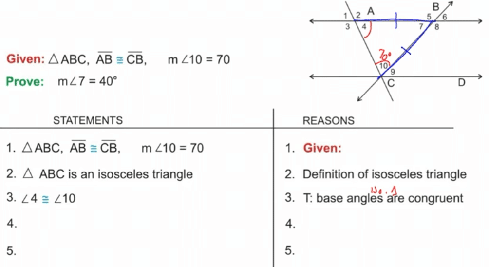 best geometry proofs questions