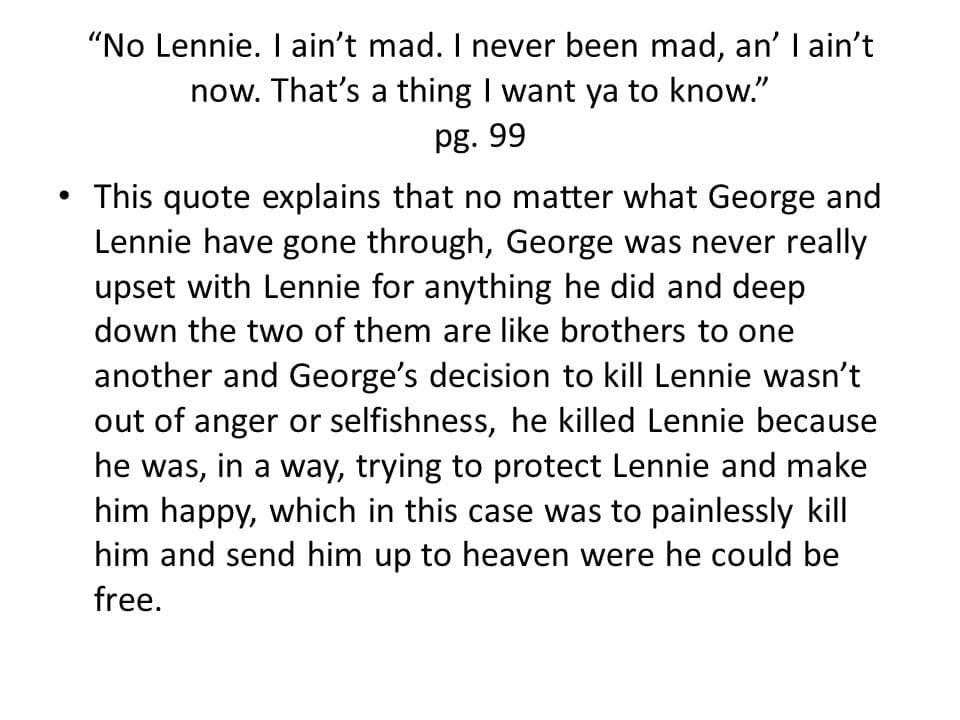 best george loneliness quotes with page numbers