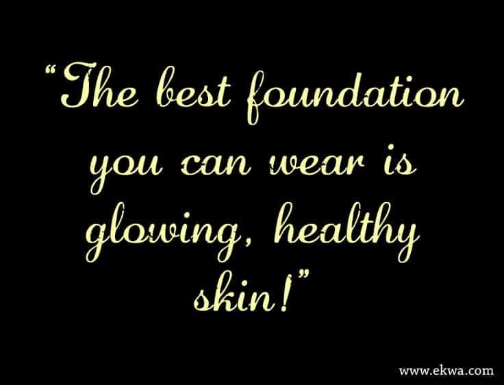best glowing skin quotes