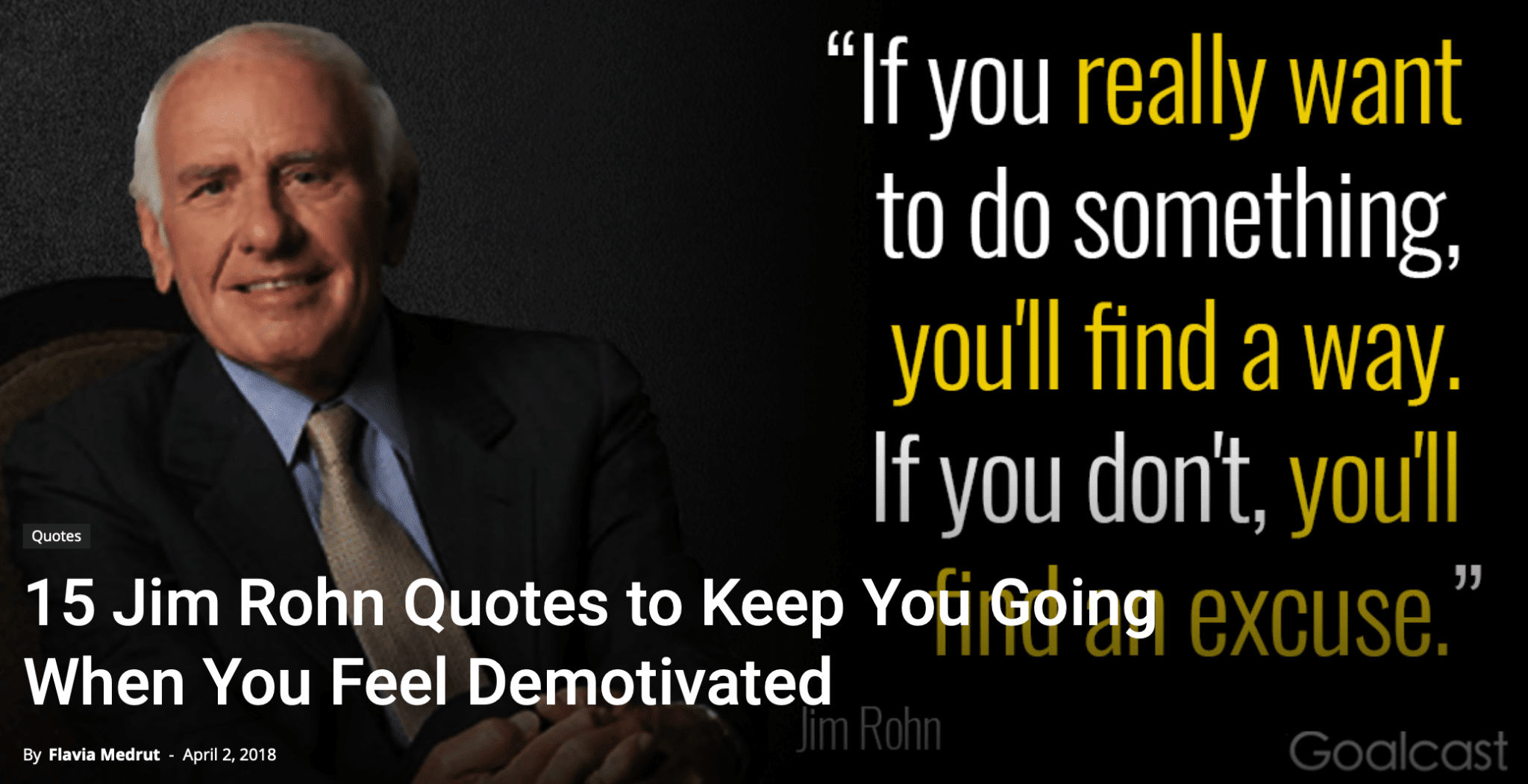 best goals quotes