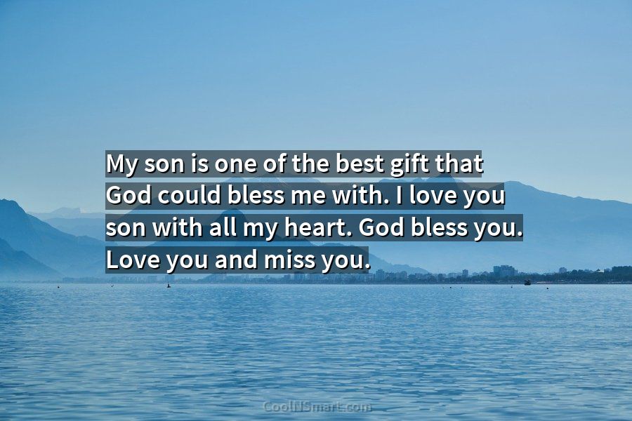 best god gave me a son quotes