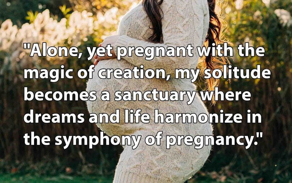 best going through pregnancy alone quotes