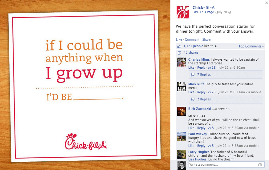 best good facebook questions