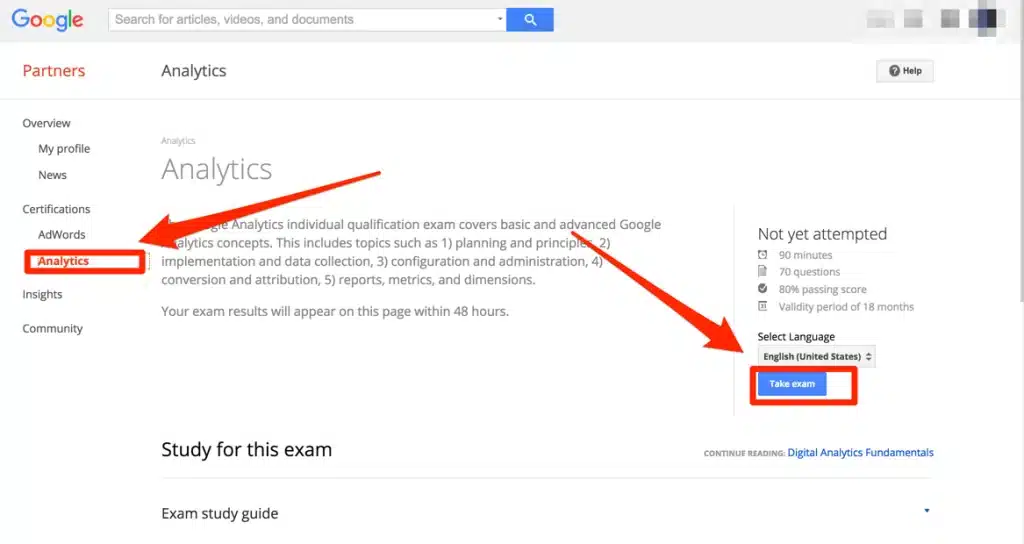 best google analytics certification questions
