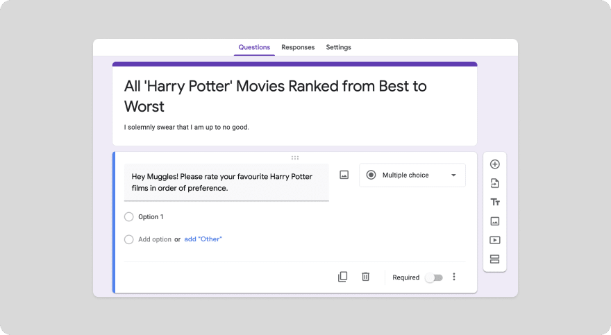 best google forms types of questions