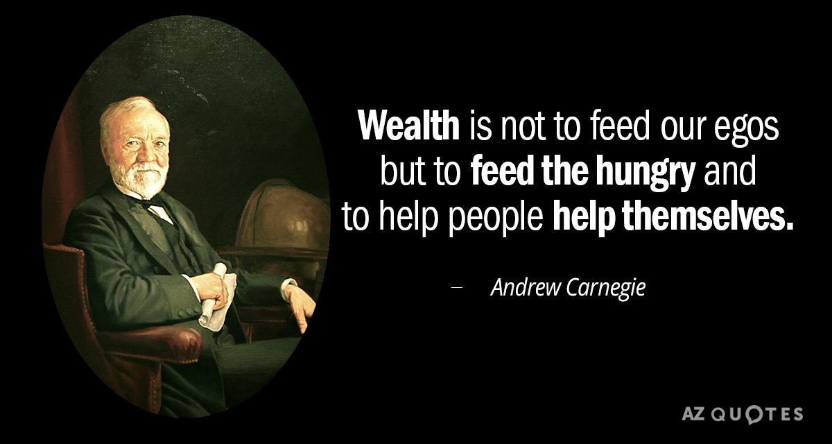 best gospel of wealth quotes