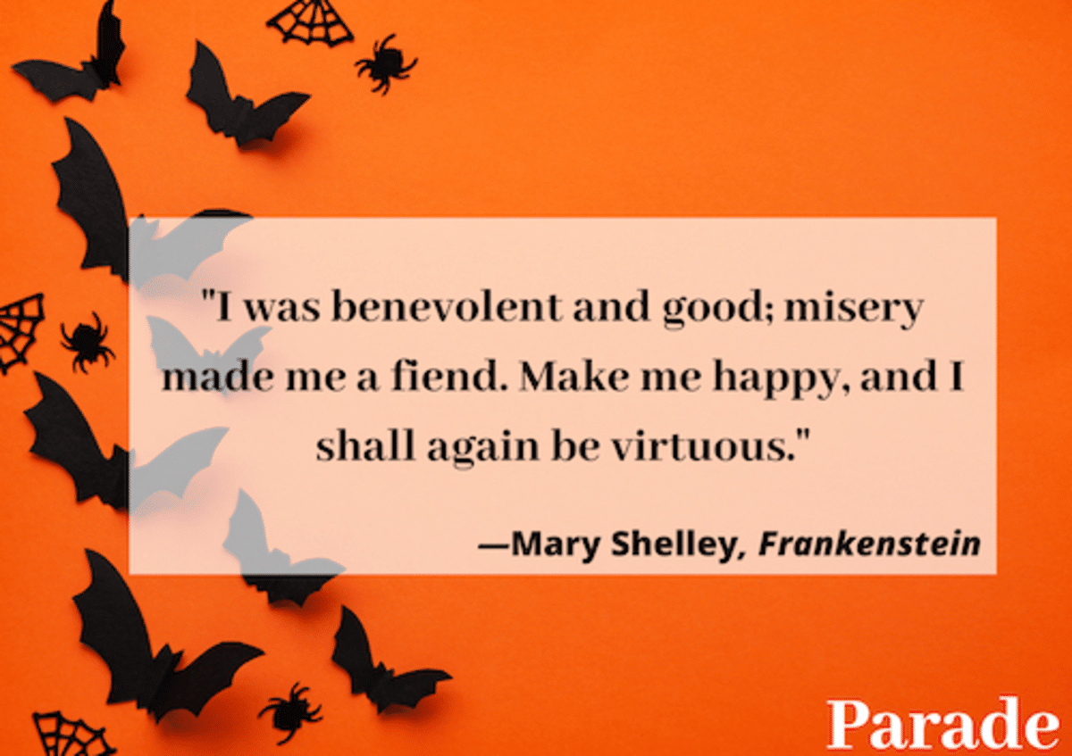 best gothic quotes in frankenstein