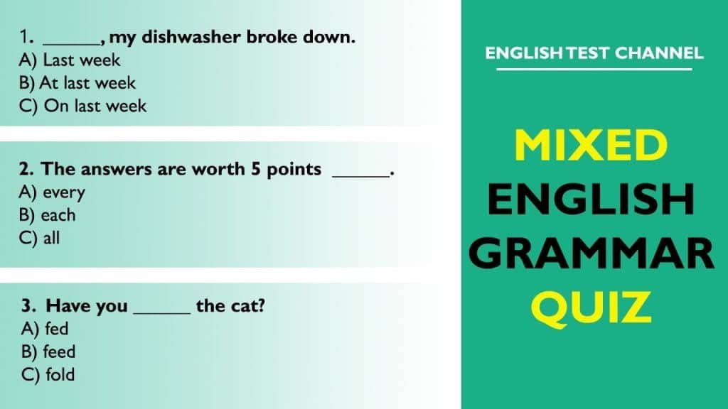 best grammar trivia questions and answers