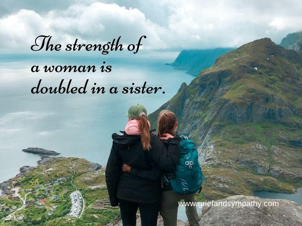 best grieving quotes for sister