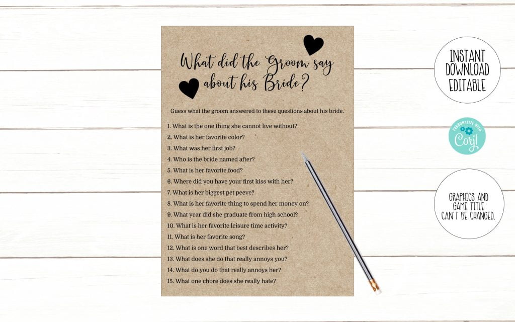 best groom answers questions about bride