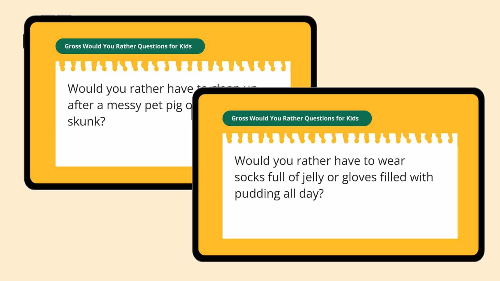 best gross would you rather questions for kids