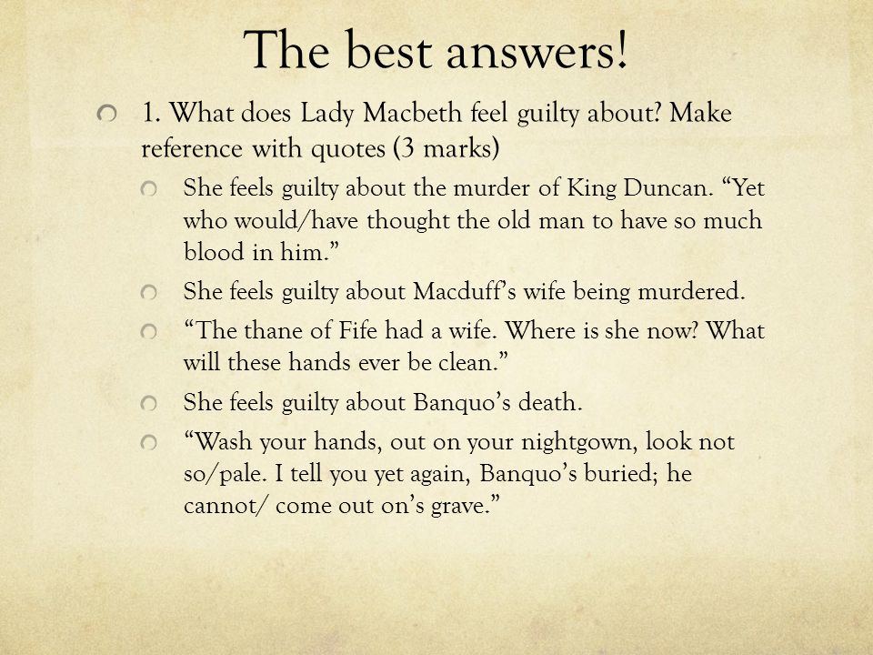 best guilt quotes in macbeth