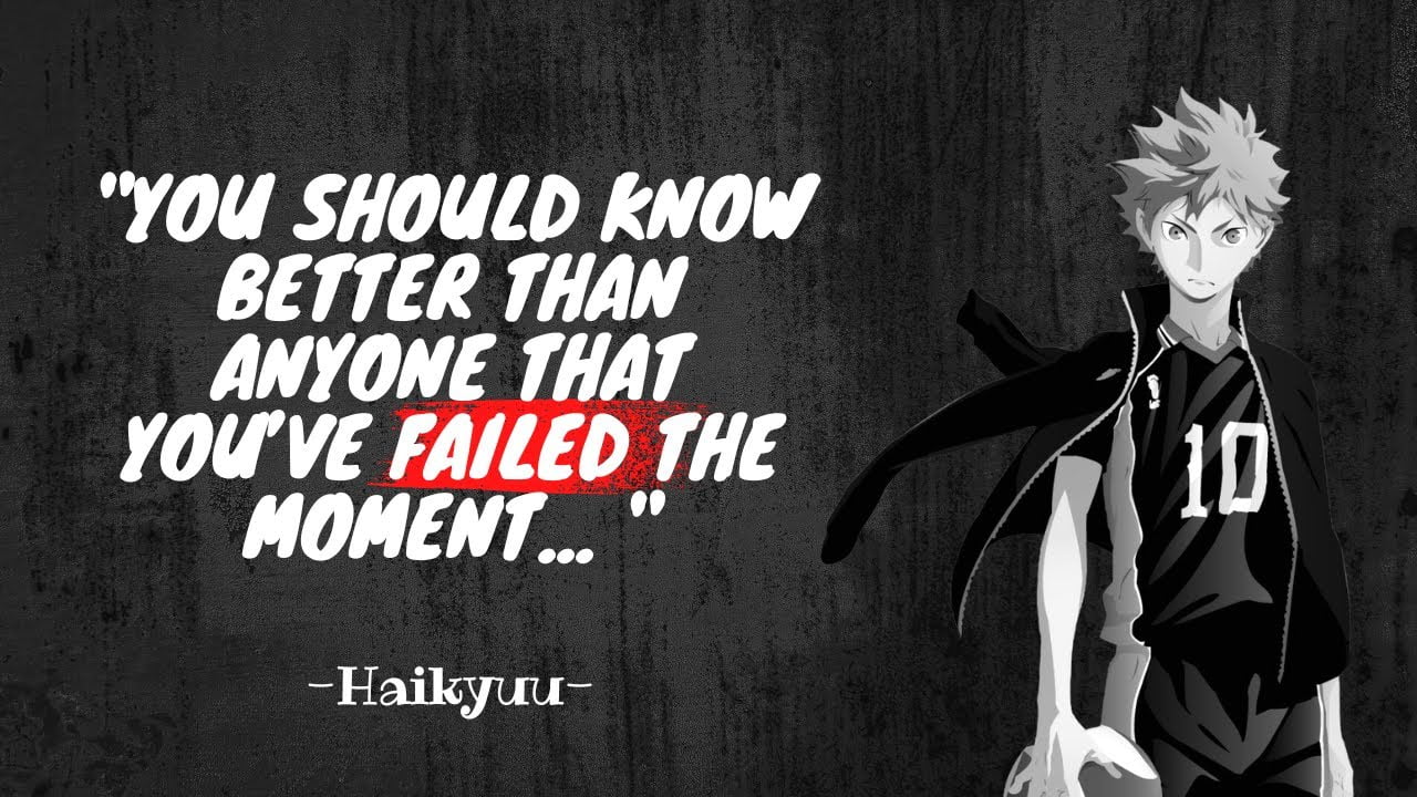 best haikyuu quotes