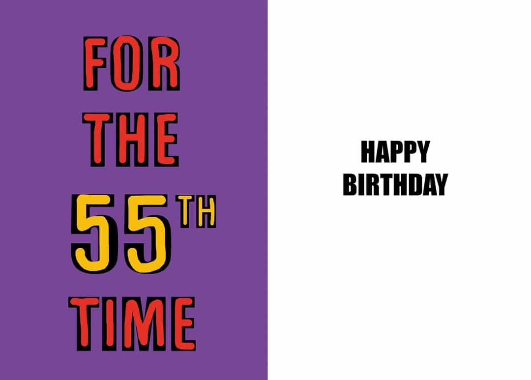 best happy 55th birthday quotes