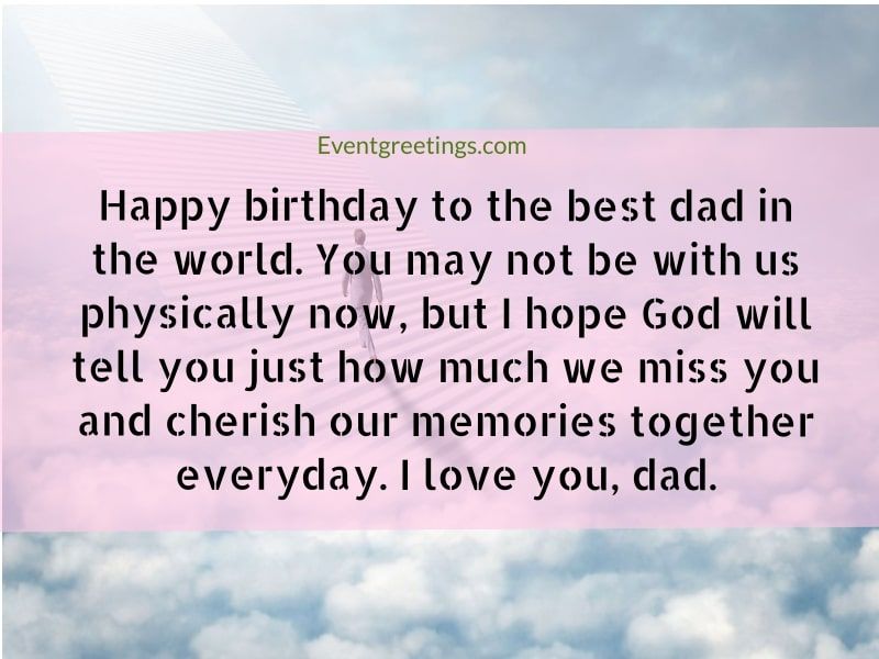 best happy heavenly birthday dad quotes