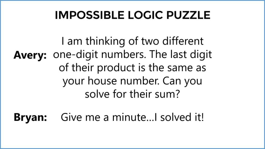 best hard logic questions