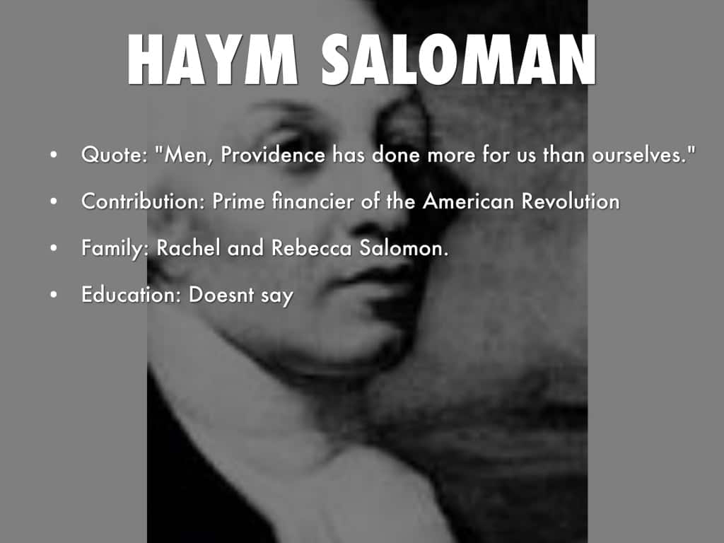best haym solomon quotes