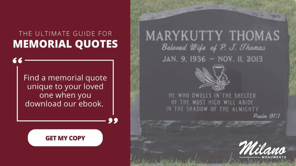 best headstone quotes for mom