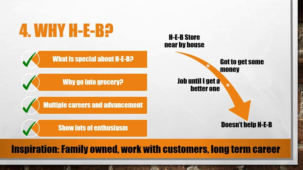 best heb in store shopper interview questions
