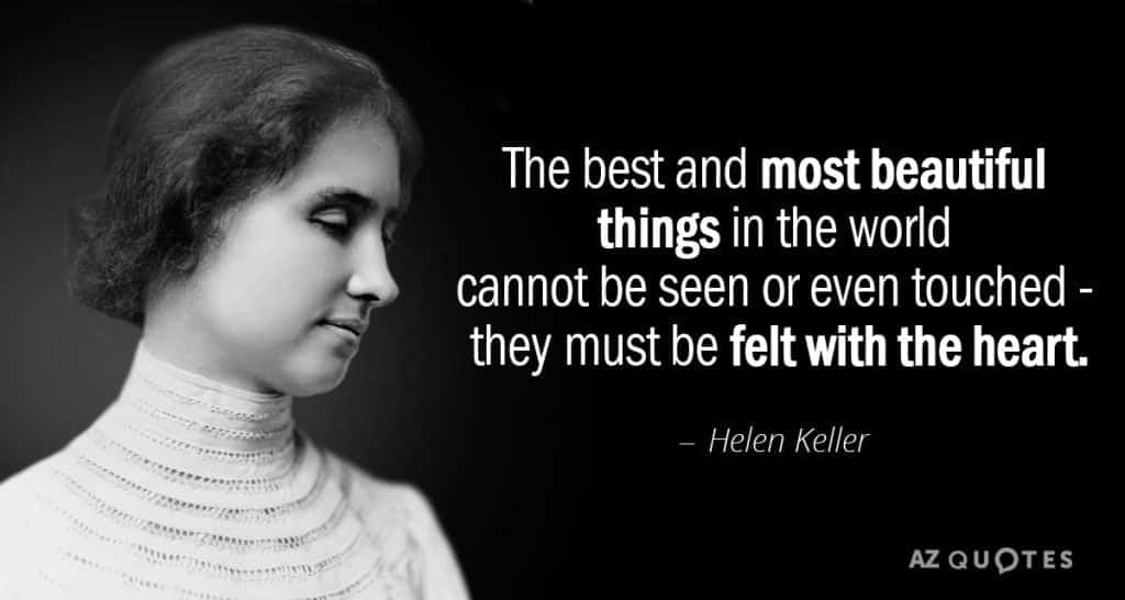 best helen keller quotes love