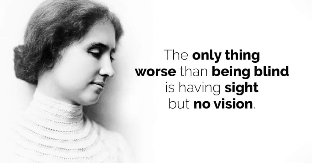 best helen keller quotes vision