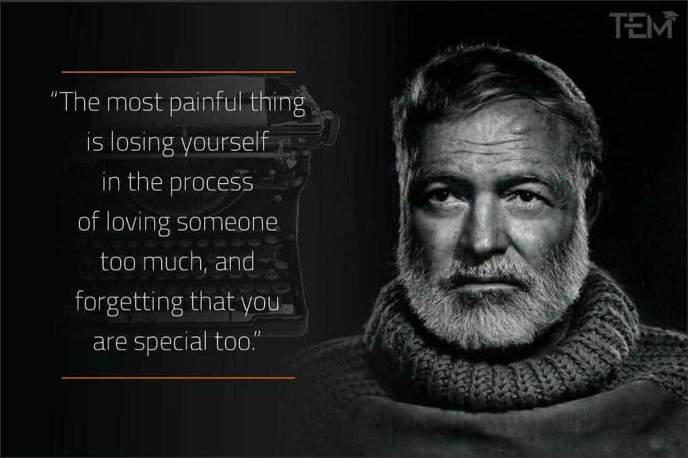 best hemingway quotes on love