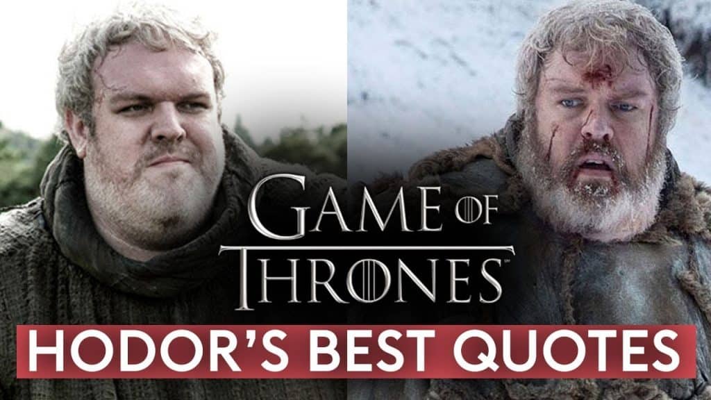 best hodor quotes