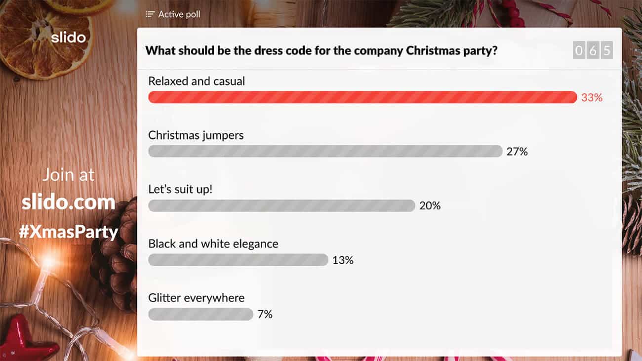 best holiday poll questions for work