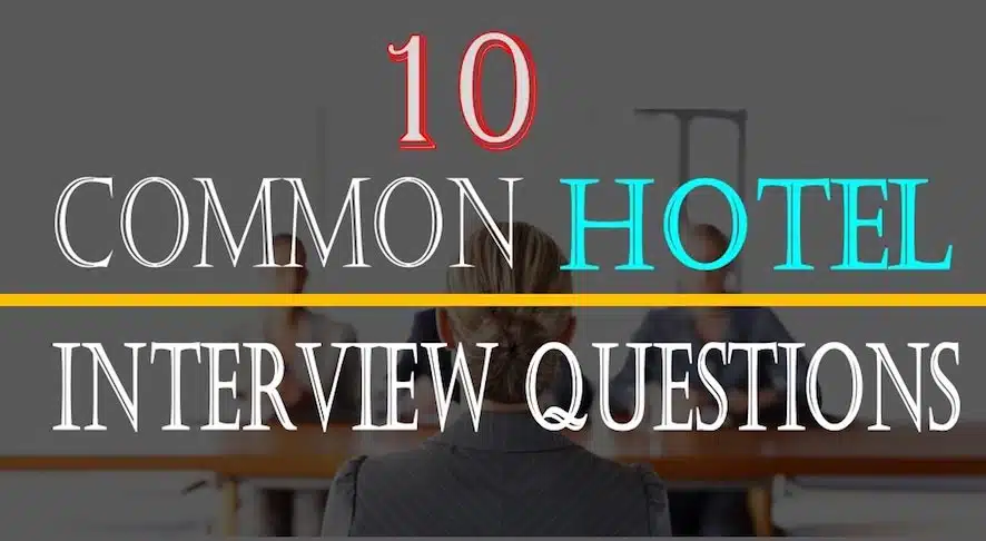 best hotel interview questions