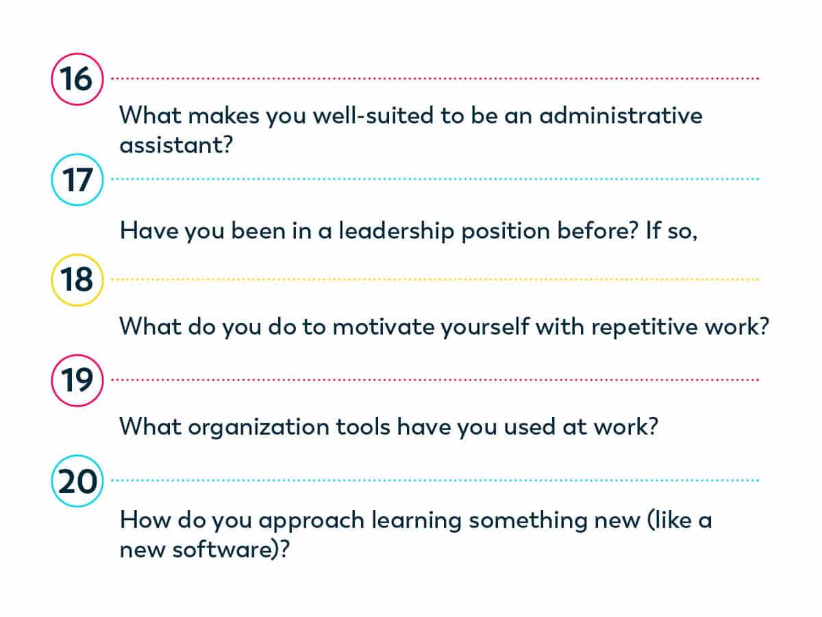 best human resource assistant interview questions