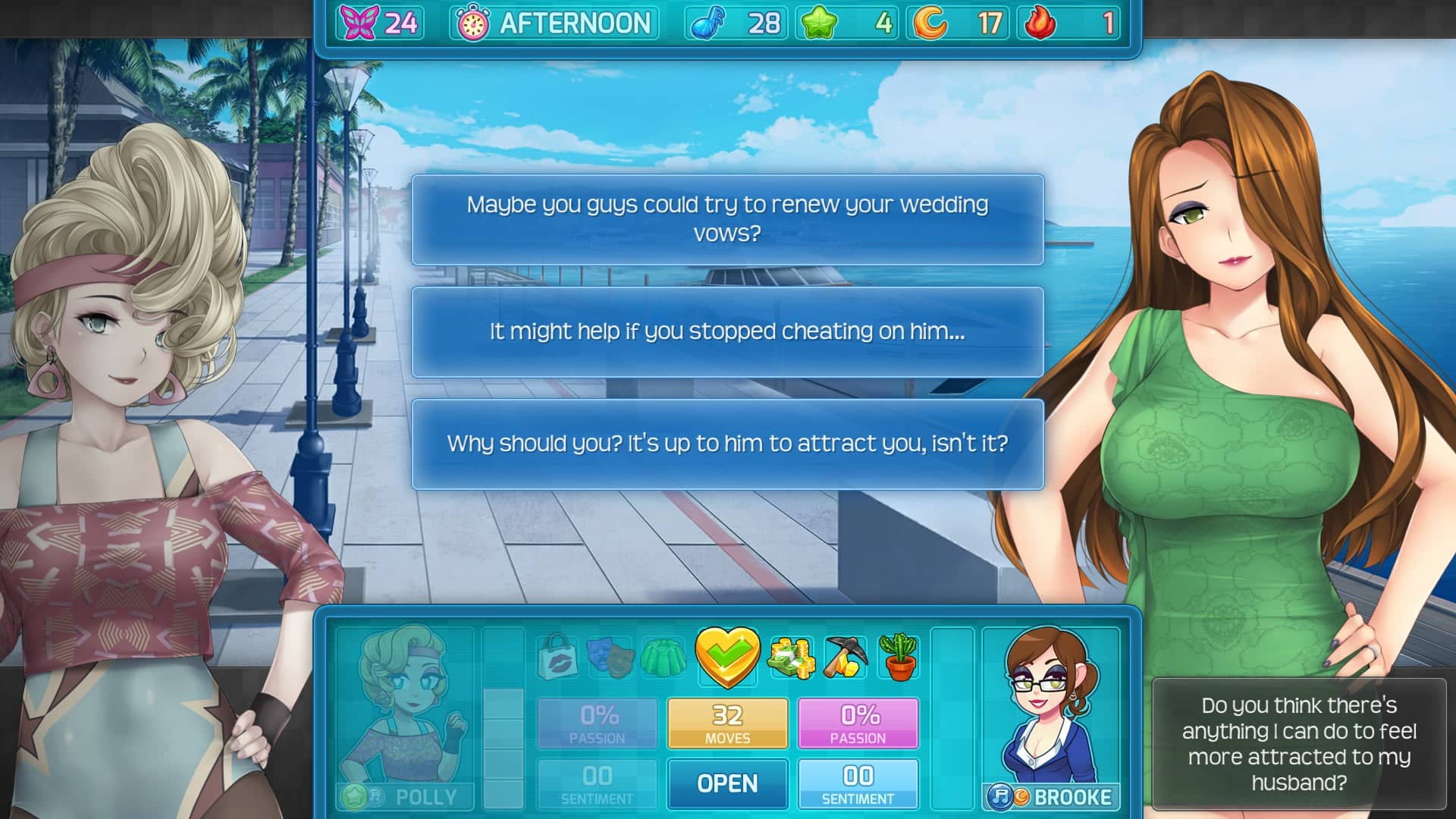best huniepop 2 questions