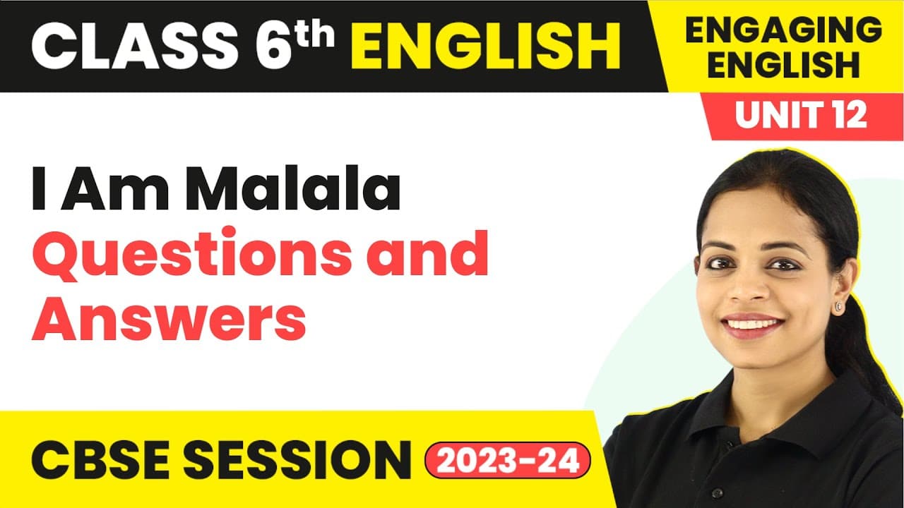 best i am malala comprehension questions and answers