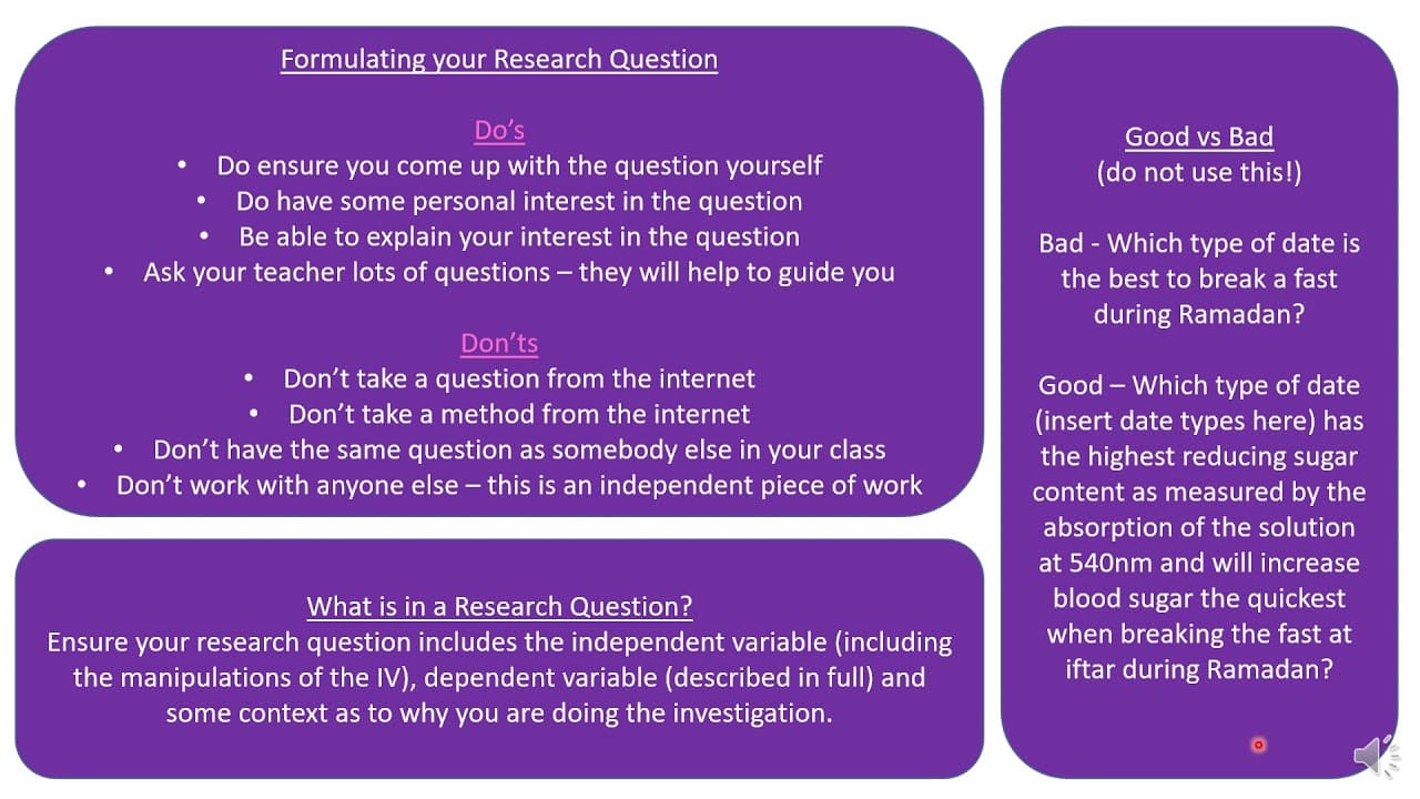 best ia questions