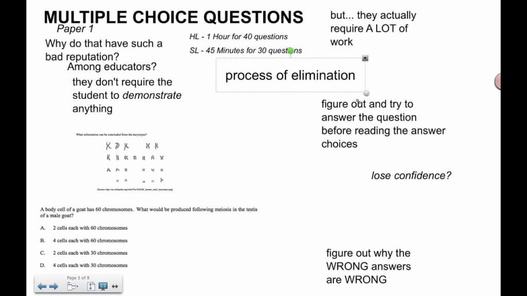 best ib biology questions
