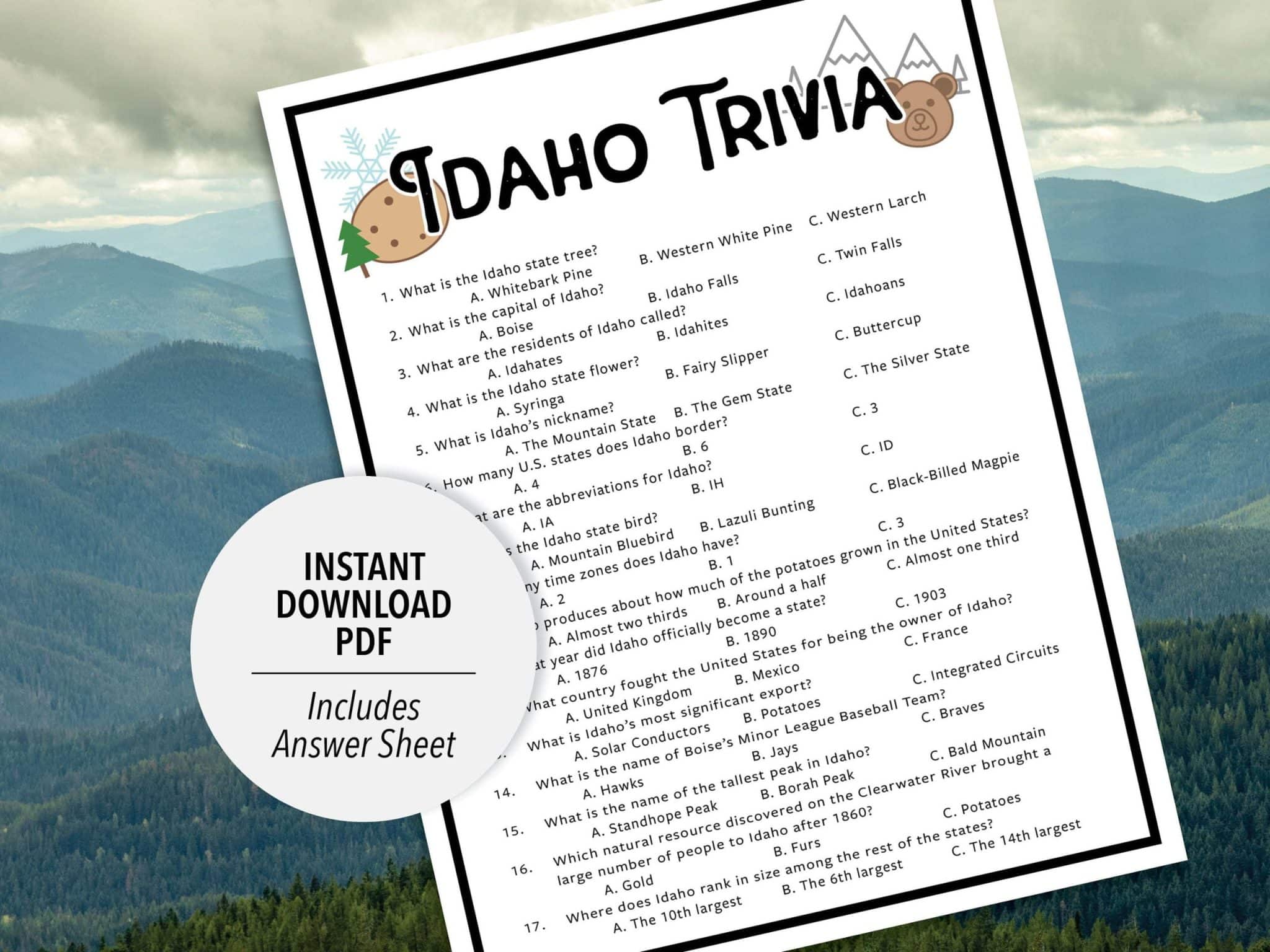 best idaho trivia questions scaled