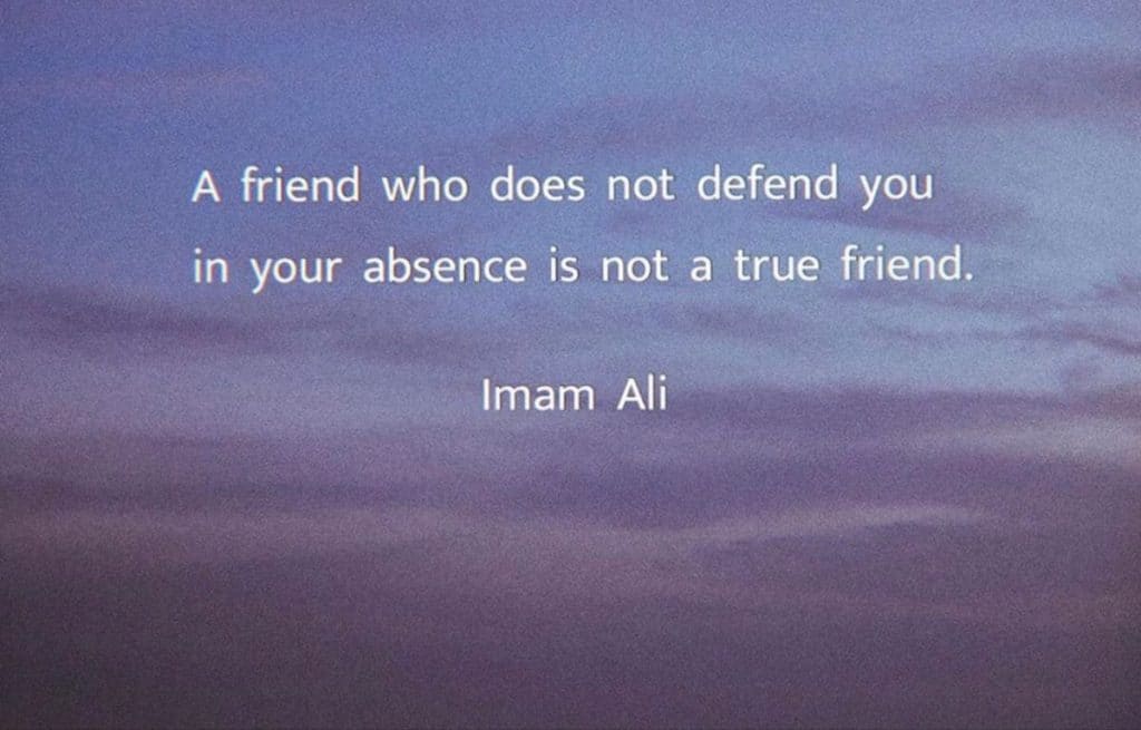 best imam ali quotes about friends