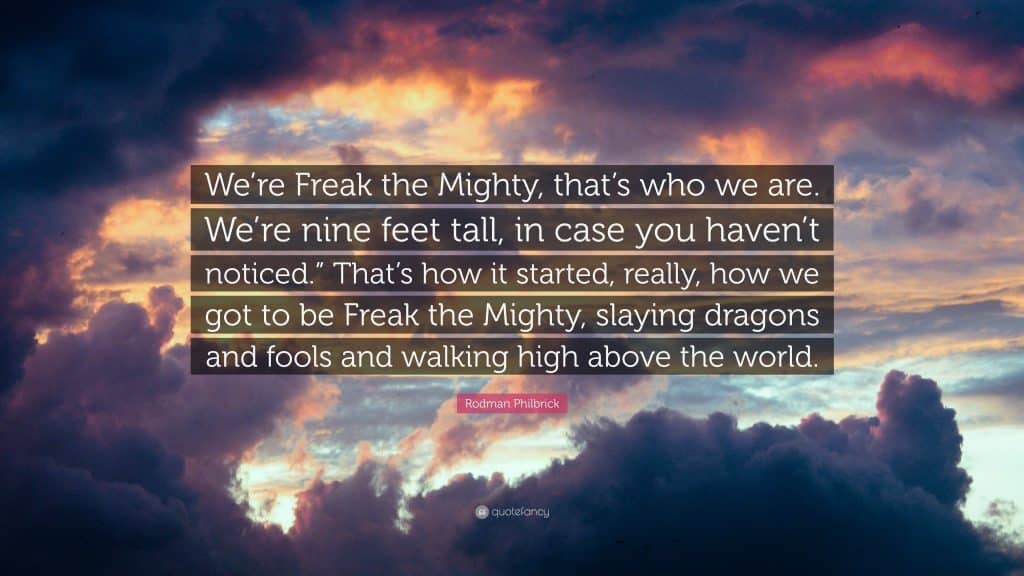 best important quotes from freak the mighty scaled